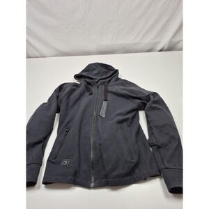 Speed and Strength Men's Full Zip Motorcycle Armored Hoodie Black